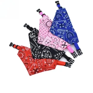 Bandana Collar adjustable Scarf for Medium Large Dogs