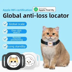 Smart Locator Bluetooth-compatible Real-time Tracking Dog Cat Collar